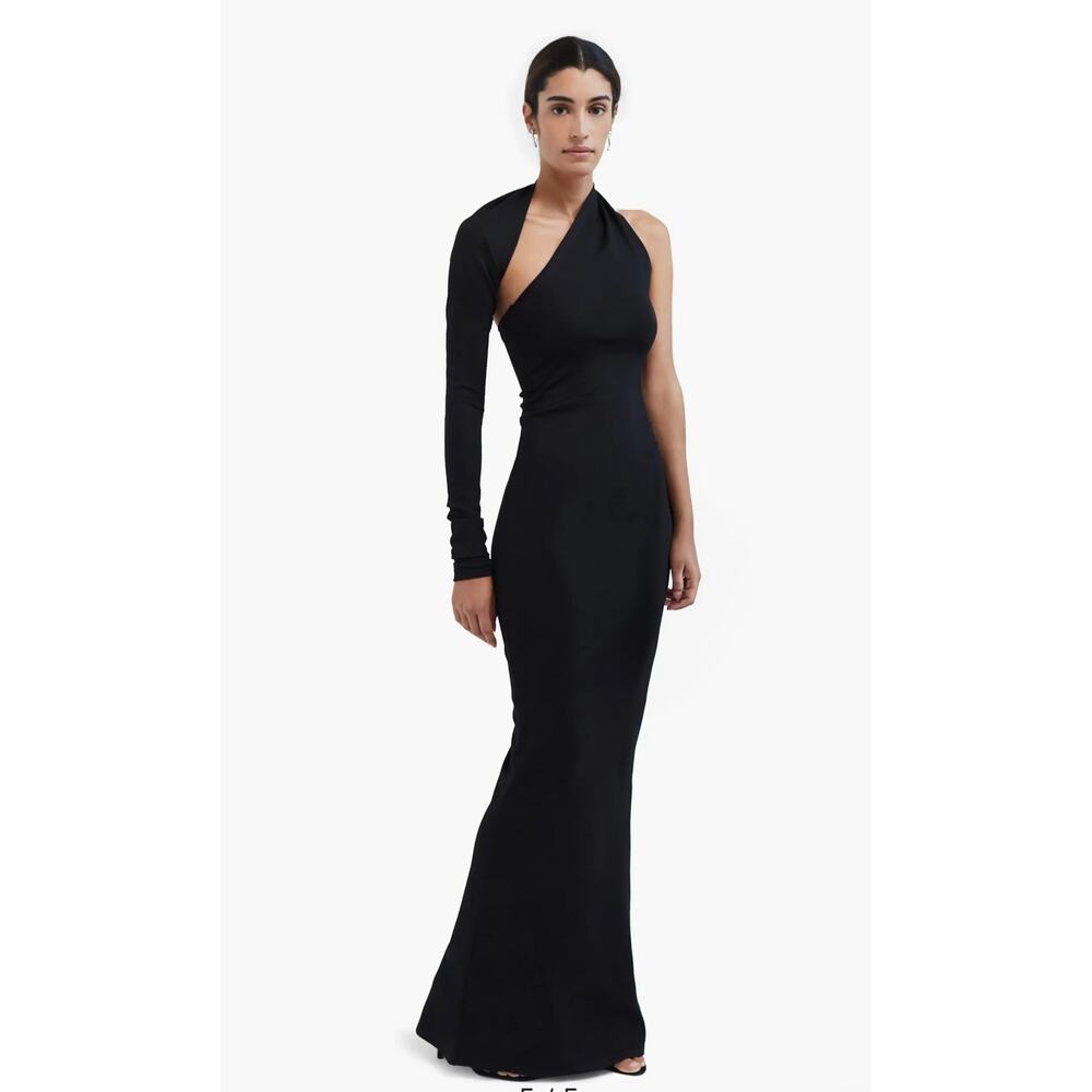 Marcella Manhattan One-Shoulder Ponte Knit Gown (new) - Picture 5 of 8